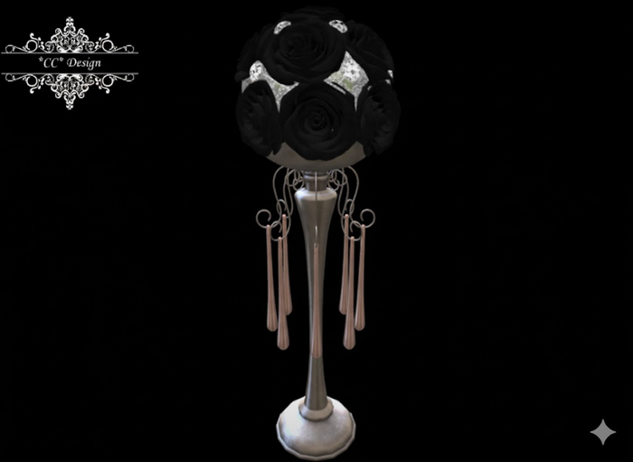 *CC* Column of Roses Black