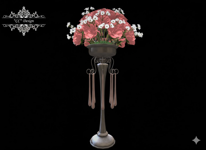 *CC* Wedding Centerpiece Romantic Roses Lightcoral