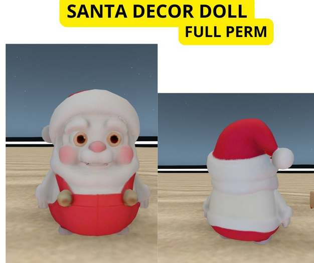 (AL) Santa decor doll FP