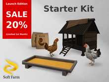 Soft Farm: Chicken Starter Kit (Complete Set for Beginners)