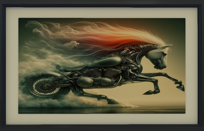 HorsePower 2 - Framed Wall Art