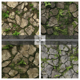 TB - TERRAIN ANCIENT JUNGLE FLOOR TILES