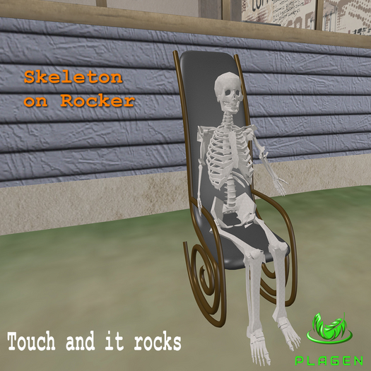 Skeleton on Rocker P   - PLAGEN  (ADD)
