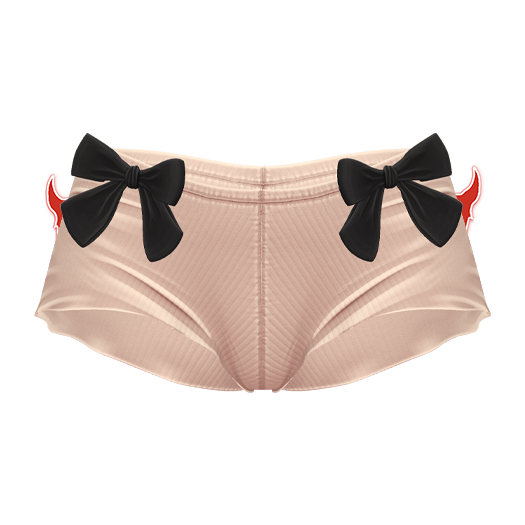 mellowcute-lamb shorts-nude