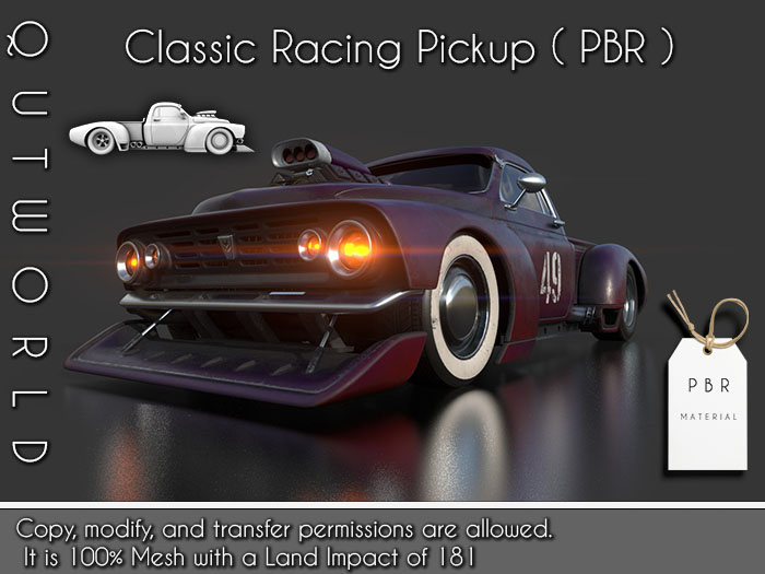 .::QUTWORLDT Classic Racing Pickup_PBR::.FP