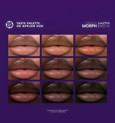 PURPLE X LeL EvoX - Taste Palette.