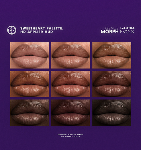PURPLE X LeL EvoX - Sweetheart Palette.