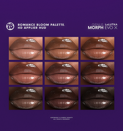 PURPLE X LeL EvoX - Romance Bloom Palette.