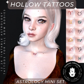 Camera Obscura Tattoos: *Hollow* Astrology Mini Set