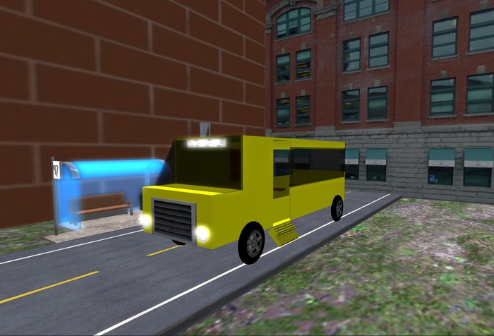.:#Scarmon Builds#:. Bus Shelter & Bus V1.3
