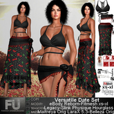 Versatile Date Set Wrap Crop Top Sarong Mini Skirt & Full Legacy Belleza Original eBody Reborn Maitreya Larax 5.3 Fitmes