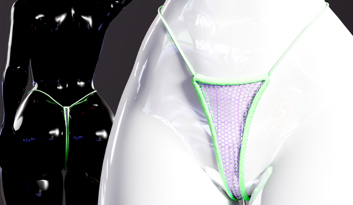 Bad Witch Mesh Pantie Mint 