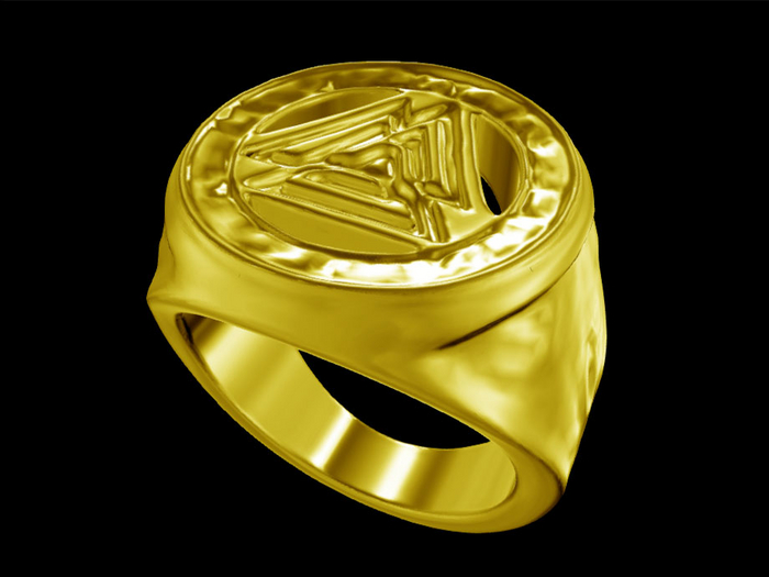 Celtic finger ring - Gold
