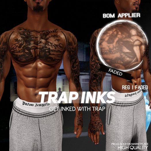 Trap Ink's - Skull Head Tat