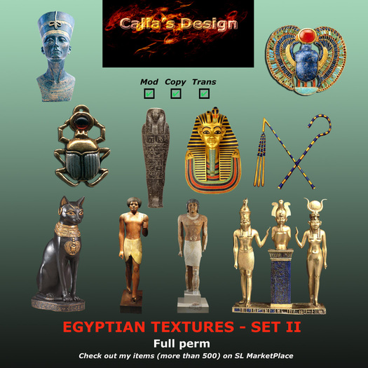 Egyptian textures - Set II - Full perm