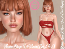 Nadina Shape Lelutka  Madrid 4.0 EvoX  - [ INITHIUM ] KUPRA - Legacy - Maitreya  - Ebody Reborn -  Gen.X Classic / Curvy