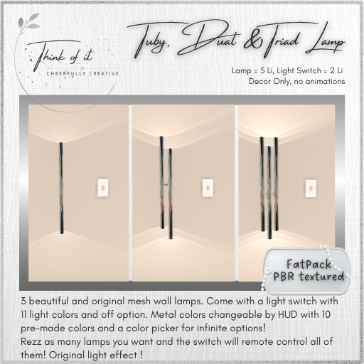 {ToI} Tuby/Dual/Triad Lamps - FatPack