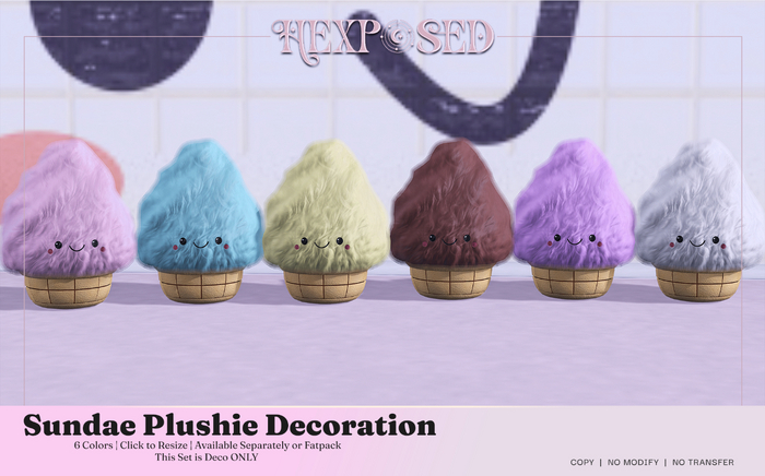 ~HexPosed~ Ice Cream Strawberry Deco(ADD)