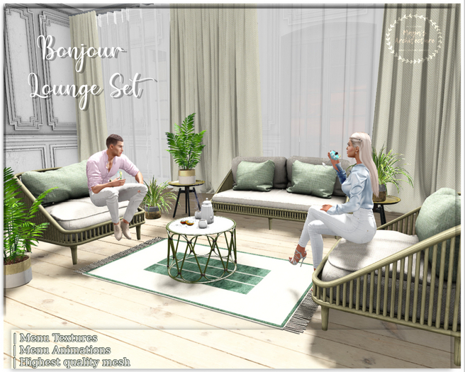 Mayas | Lounge Set | Armchair | Sofa | Rug | Circle Table | Coffee