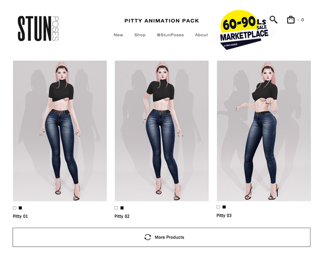 STUN - Anim Pack Collection Bento 'Pitty' #103 (Market Sale)