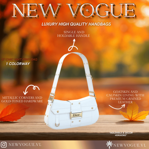 [NEW VOGUE] ST CHIC BAG - WHT PRNT