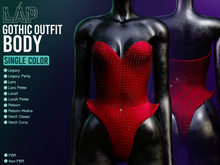 Gothic Outfit Body by LAP (Red)