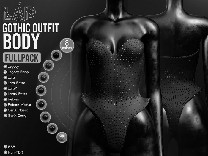 Gothic Outfit Body by LAP (Demo)