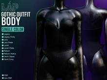 Gothic Outfit Body by LAP (Black)