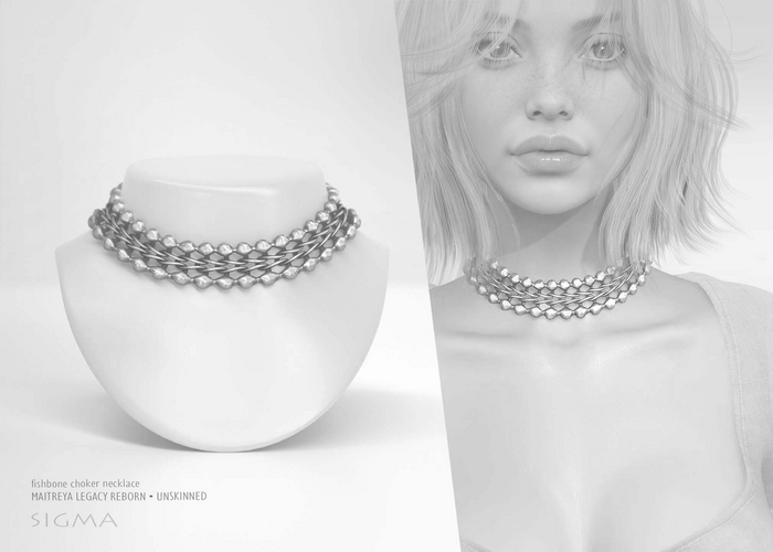 SIGMA Fishbone choker necklace DEMO 