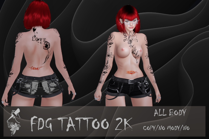 FDG TATTOO love [2k]