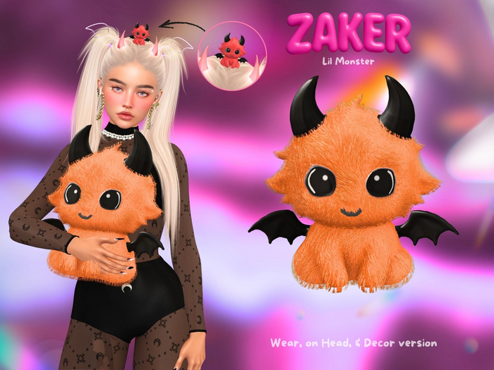 ZAKER : Lil Monster ORANGE