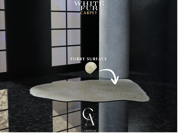 White Fur Carpet - CANARUN (Rezzme)