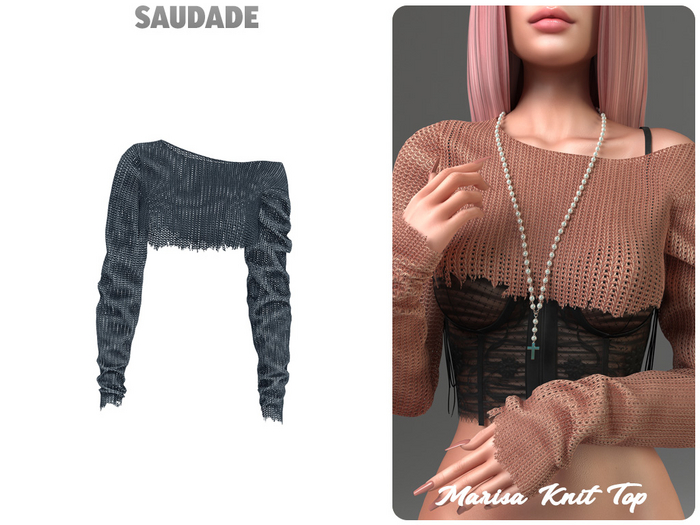 Saudade. Marisa Knit Top (FATPACK)