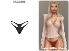 Saudade. Sofia Leather Panty (FATPACK)