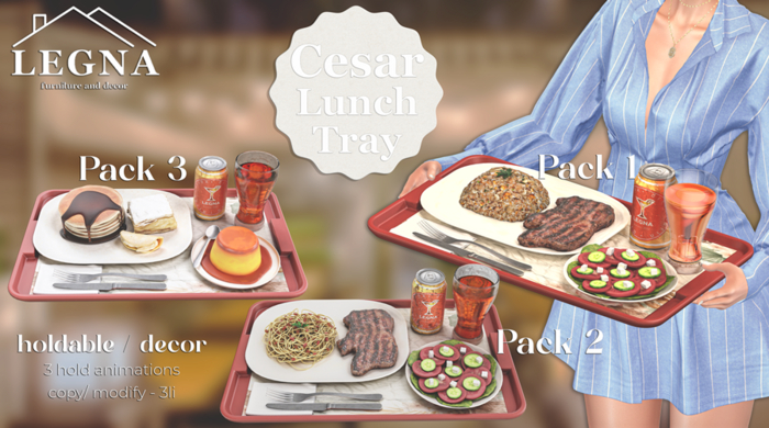 - Legna - Cesar Lunch Tray (Fatpack)