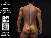 3873 Tattoo BoM Pumpkin Head