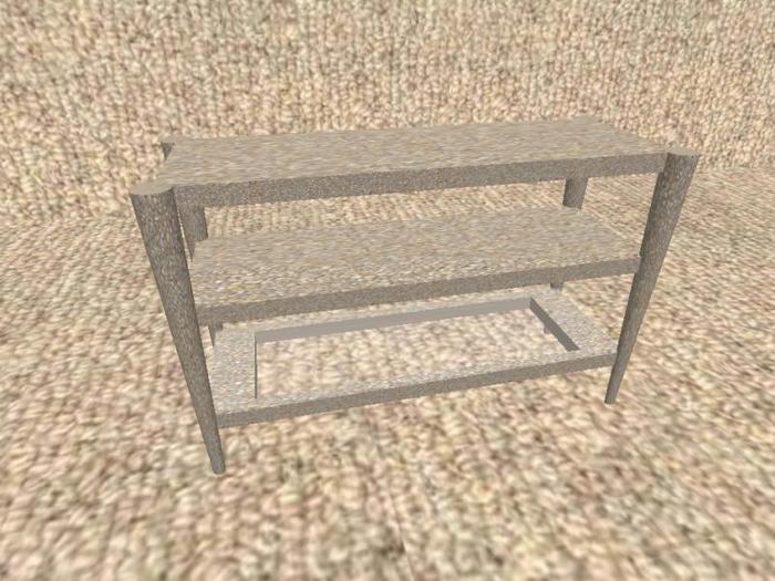 NB Open Cabinet (Cobblestone)