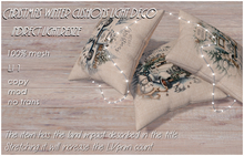 Christmas winter cushions +light deco