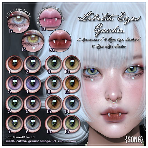 19. {S0NG} Lilith Lips V1 : RARE