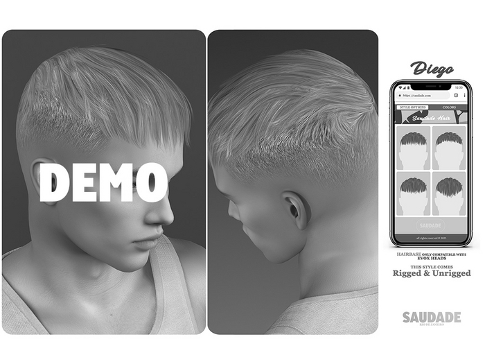 Saudade Hair. Diego (Demo)
