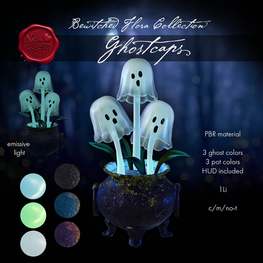 (NO) Bewitched Flora - Ghostcaps