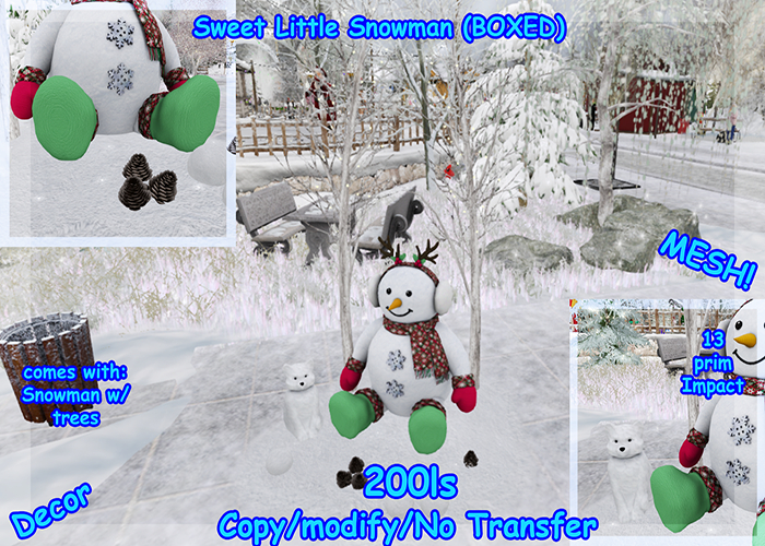 Sweet Little Snowman (BOXED)