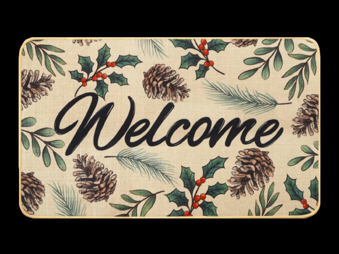 *6KW* FULL PERM Random Xmas Welcome Mat Texture #1