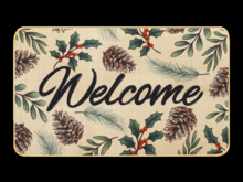 *6KW* FULL PERM Random Xmas Welcome Mat Texture #1