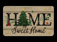 *6KW* FULL PERM Random Xmas Welcome Mat Texture #2