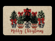 *6KW* FULL PERM Random Xmas Welcome Mat Texture #4