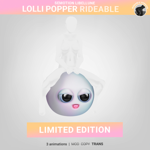 SEmotion Libellune Lolli Popper Rideable LIMITED