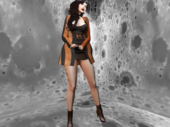 Buckled Mischief Mini Dress & Jacket Set