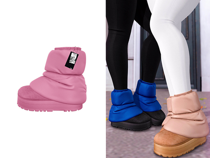[Brior] Lindsey Puffer Boot - (Pink)