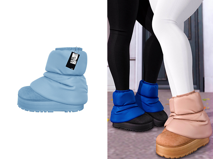 [Brior] Lindsey Puffer Boot - (Blue)
